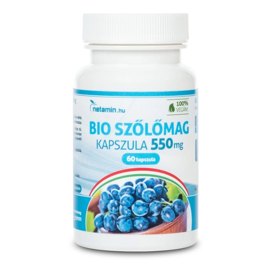 Netamin Bio Szőlőmag 550 mg kapszula, 60 db