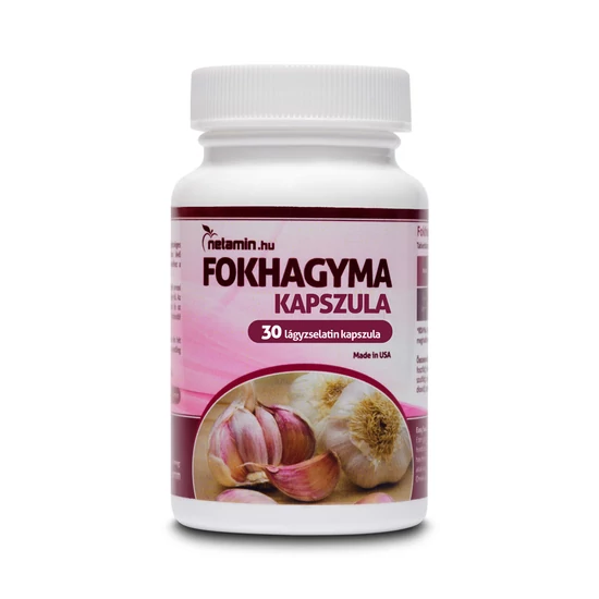 Netamin Fokhagyma Kapszula Olivaolajjal, 100 db