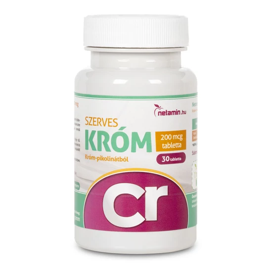Netamin Szerves Króm (Króm-pikolinátból) 200 mg tabletta, 30 db