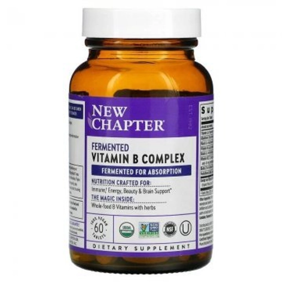 New Chapter Fermentált B-vitamin Komplex, 60 db