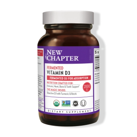 New Chapter Fermentált  D3-vitamin, 60 db
