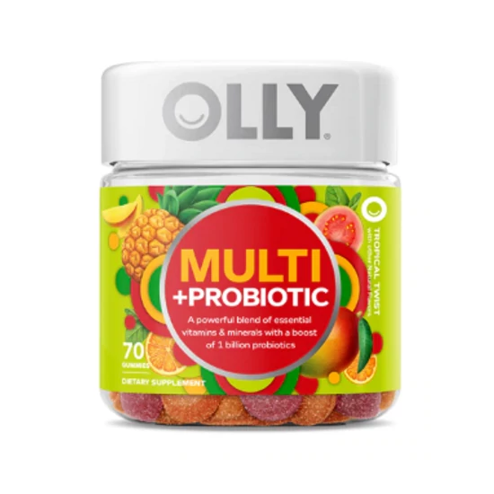 Olly Adult Multi Probiotic Multivitamin probiotikummal, 70db gumivitamin