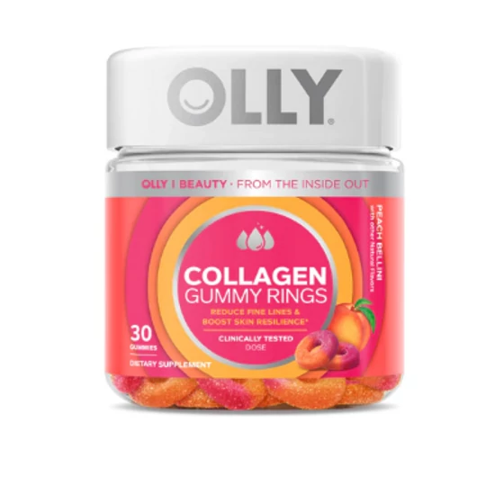 Olly Collagen Gummy Rings Kollagén tartalmú gumivitamin, 30db
