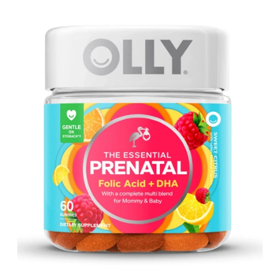 The Essential Prenatal Citrus ízű kismama gumivitamin, 60db