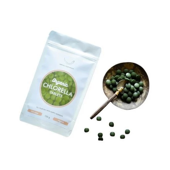 Happy Naturals organic chlorella tabletta 125 g