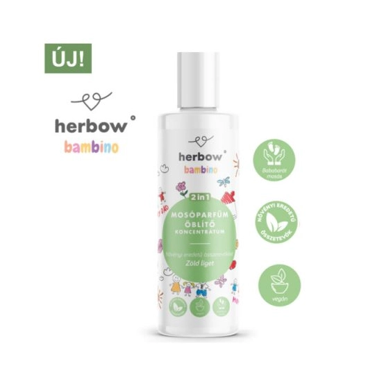 Herbow bambino 2in1 mosóparfüm öblítő koncentrátum zöld liget 200 ml