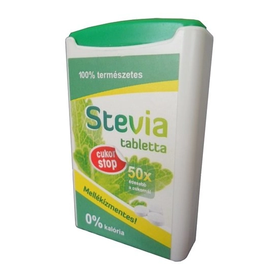 Stevia tabletta mellékíz mentes 100 db