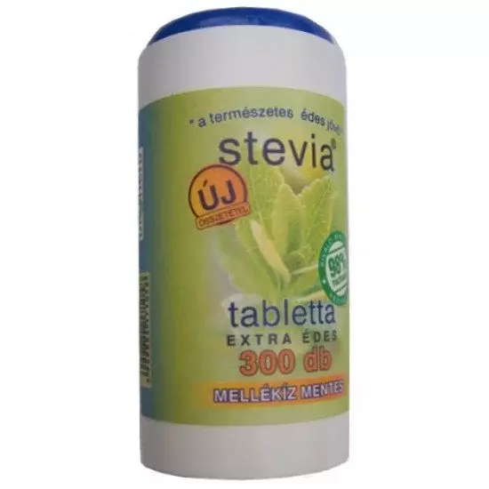 Stevia tabletta mellékíz mentes 300 db