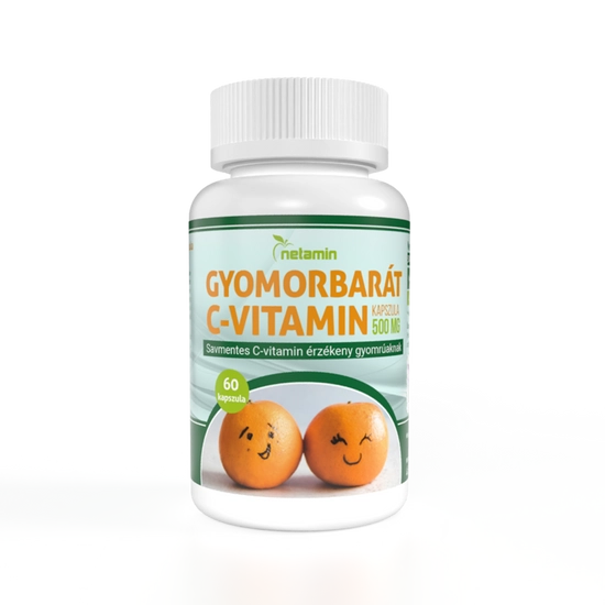 Netamin Gyomorbarát C-vitamin kapszula, 60db