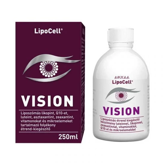 LipoCell Vision liposzómás étrend-kiegészítő 250ml 50 adag