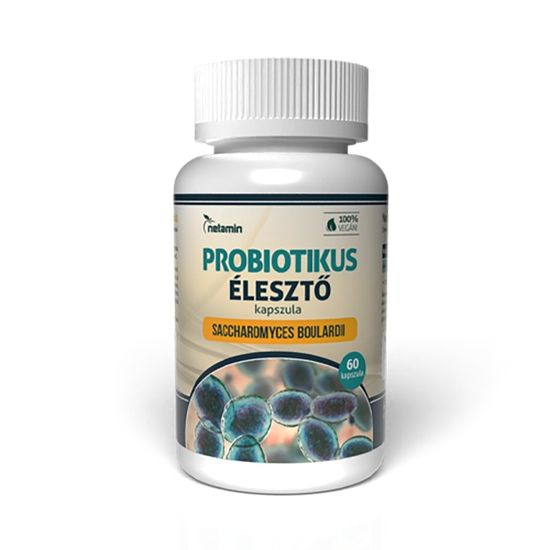 Netamin Probiotikus élesztő kapszula, 60db