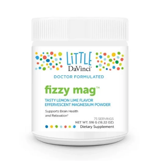 Little DaVinci Fizzy mag Magnézium por gyerekeknek, 516g