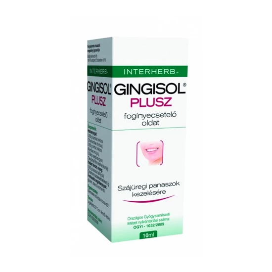 Interherb Gingisol Plusz Fogínyecsetelő Oldat 10ml