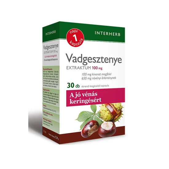 Interherb Napi 1 Vadgesztenye Extraktum Kapszula 30db