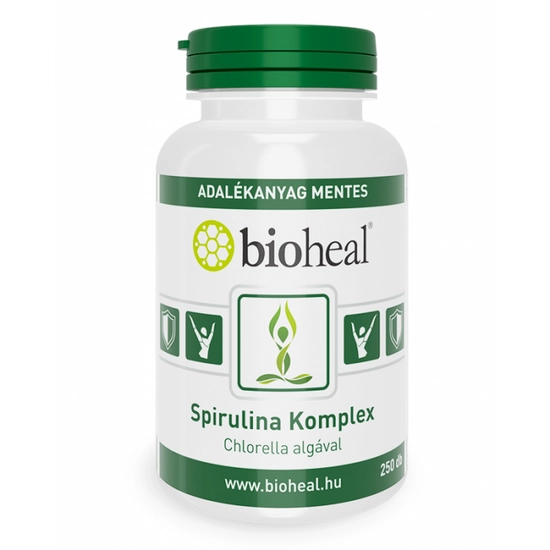 Bioheal Spirulina Komplex Chlorella Algával 250db