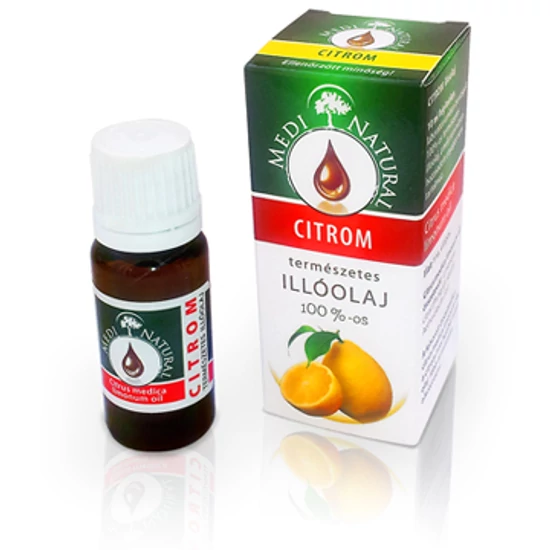 Medinatural 100%-os tisztaságú illóolaj, 30 ml - Citrom XXL