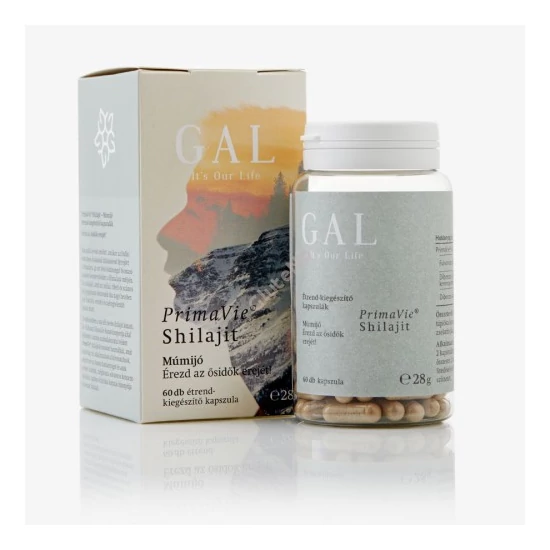 GAL PrimaVie Shilajit, Múmijó - 15 adag, 60 kapszula