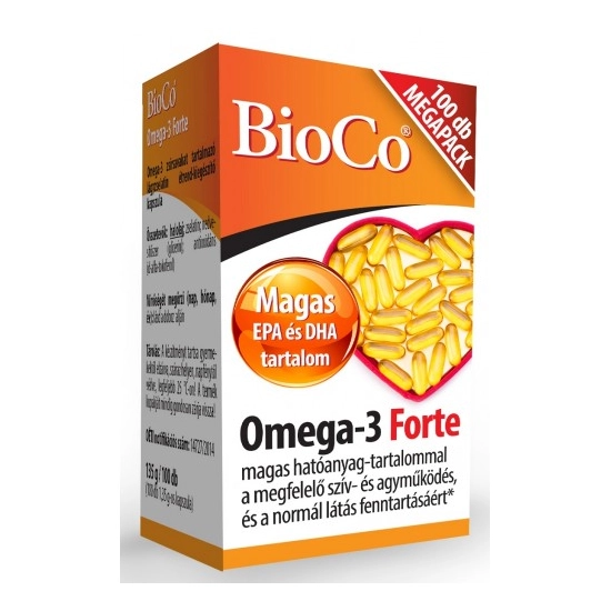 BioCo Omega-3 Forte Megapack, 100 db kapszula