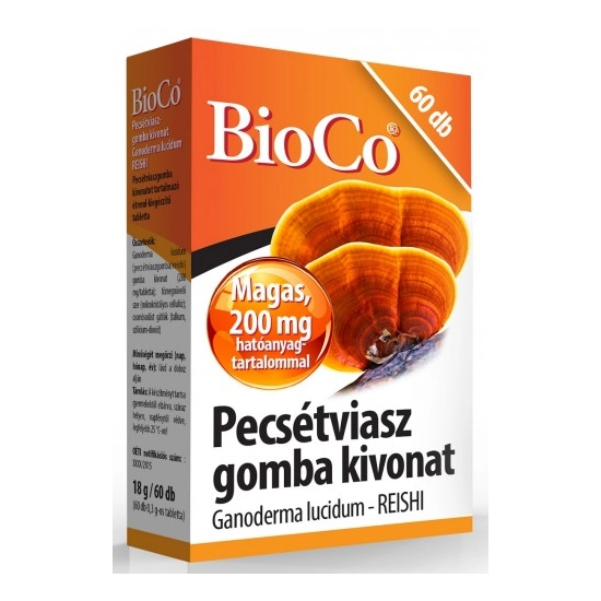 BioCo Pecsétviasz gomba kivonat tabletta, 60 db