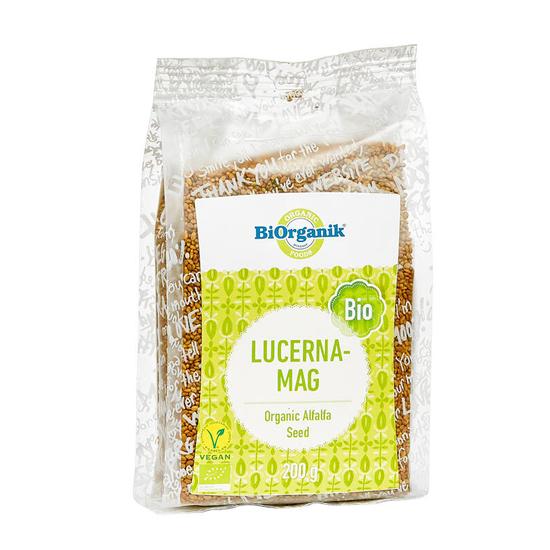 BiOrganik bio lucernacsíra mag csíráztatásra, 200 g
