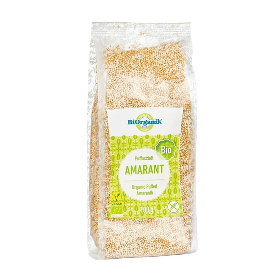 BiOrganik bio puffasztott amarant, 100 g