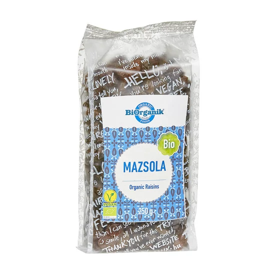 BiOrganik bio mazsola, 250 g