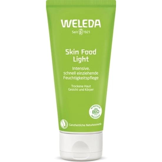 Weleda skin food light gyorsan beszívódó, intenzív hidratáló bőrápoló krém arcra és testre, száraz bőrre 75 ml