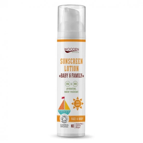 Wooden Spoon bio naptej és testápoló spf 30 100 ml