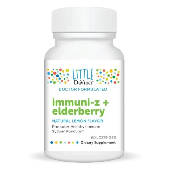 Little Davinci Immuniz Immunerősítő pasztilla gyerekeknek bodzával 60db