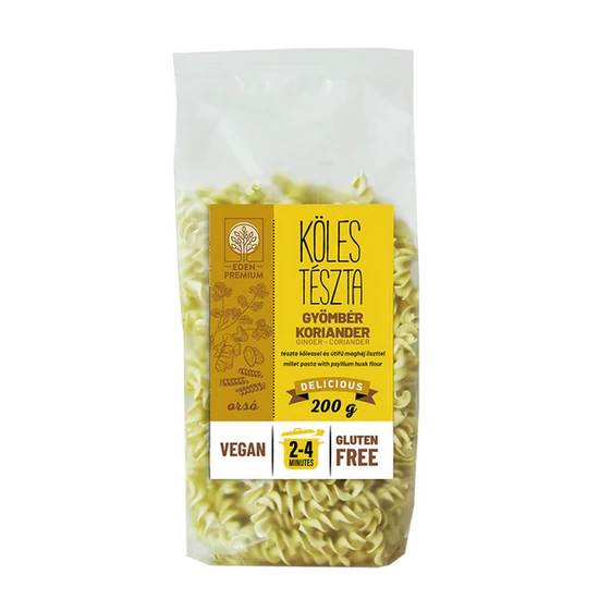 Éden Prémium Kölestészta orsó gyömbér-koriander, 200 g