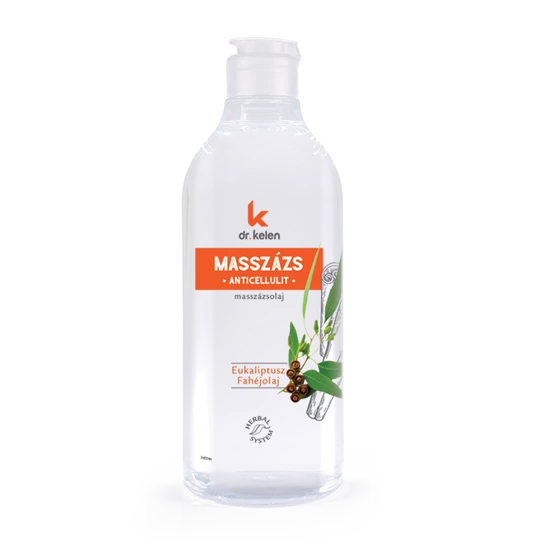 Dr. Kelen Masszázsolaj Anticellulit, 500 ml