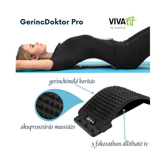 Vivamax GerincDoktor “Pro” hátnyújtó pad