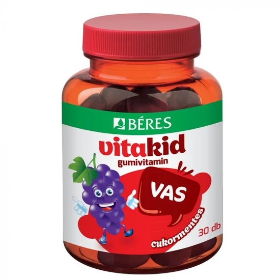 Béres Vitakid Vas Gumivitamin, 30 db