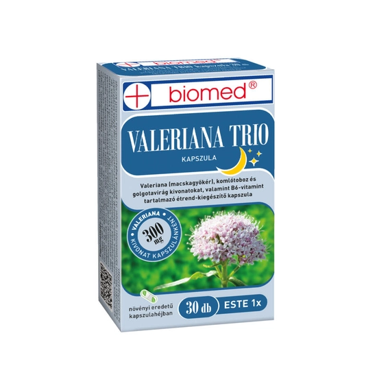 Biomed Valeriana Trio Kapszula, 30 db