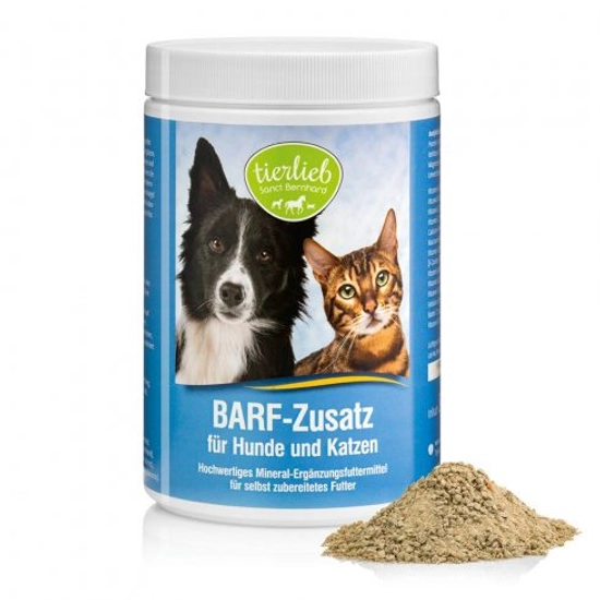 Sanct Bernhard Tierlieb BARF-étrend kompatibilis eledel kiegészítő por kutyáknak és macskáknak 800 g
