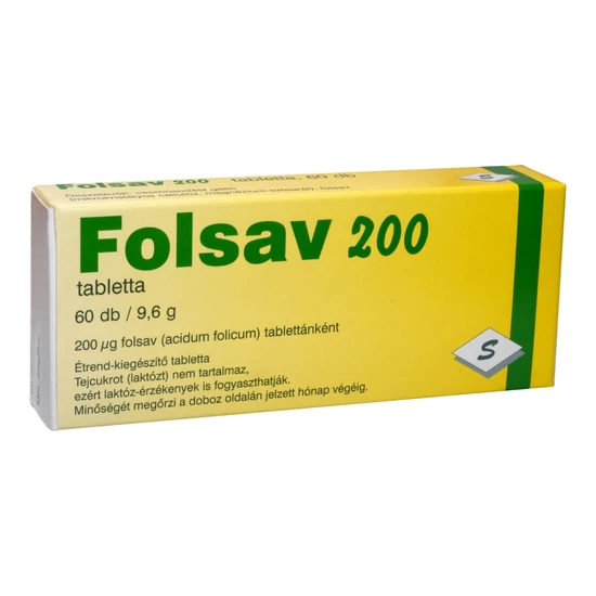 Selenium Pharma Bt. Folsav tabletta 60 db