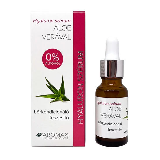 Aromax Hyaluron szérum aloe verával, 20 ml