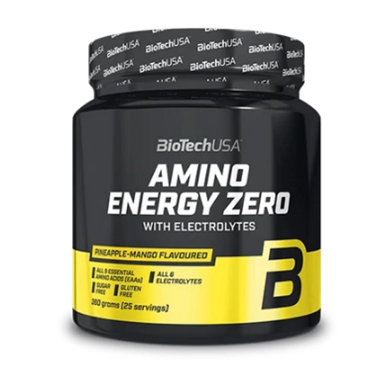 BioTech Amino Energy Zero with Electrolytes - lime, 360 g