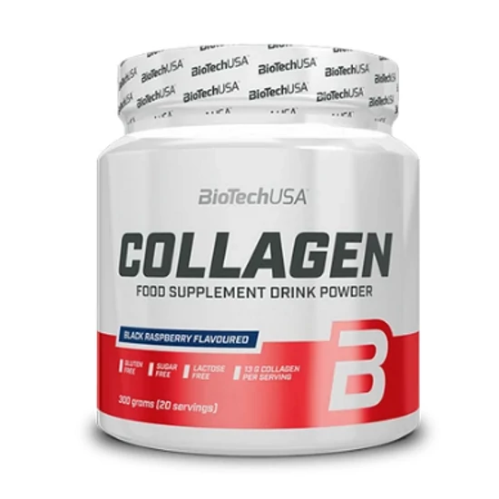 BioTech Collagen fekete málna 300 g