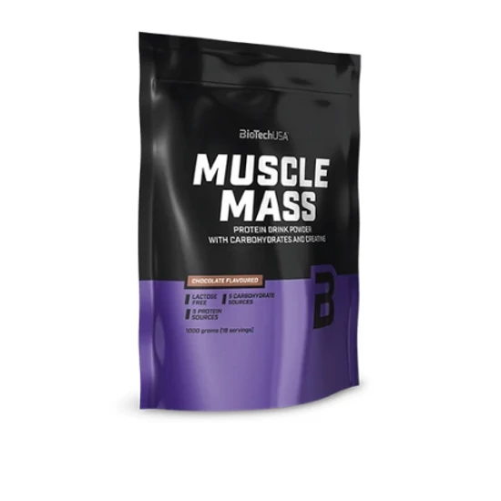 BioTech Muscle Mass 1000g vanília