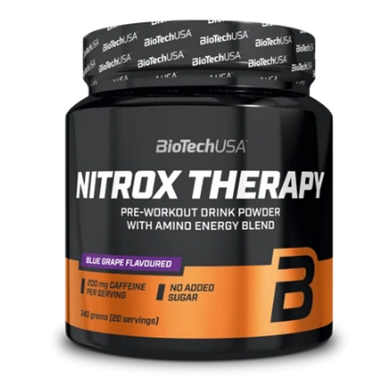 BioTech Nitrox Therapy, 340 g - Kékszőlő ízű