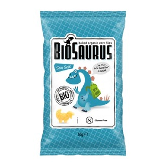 Biopont biosaurus bio kukoricás snack, sós, 50 g