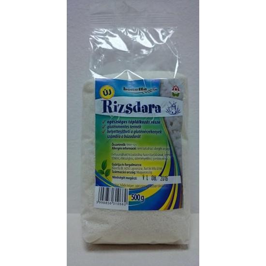 Bonetta gluténmentes rizsdara, 500 g