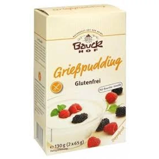 Bauck Hof Bio Gluténmentes Grízpuding 130 g