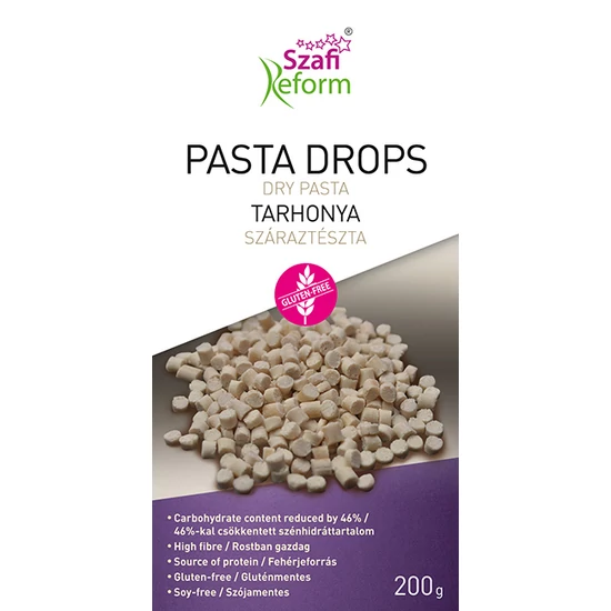 Szafi Reform Tarhonya - pasta drops száraztészta (gluténmentes) 200g