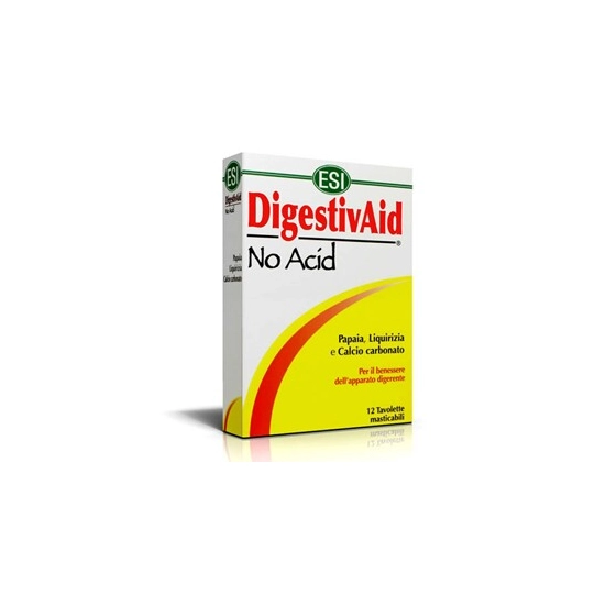 ESI Digestiv Aid - No Acid, természetes savlekötő, lúgosító tabletta 12db