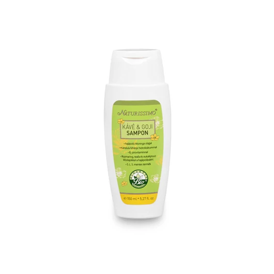 Naturissimo Kávé &amp; goji sampon, 150 ml