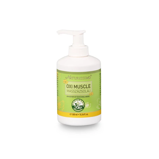 Naturissimo Oxi muscle maszázsolaj, 300 ml