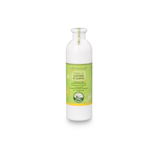 Naturissimo Power up tusfürdő és sampon, 500 ml