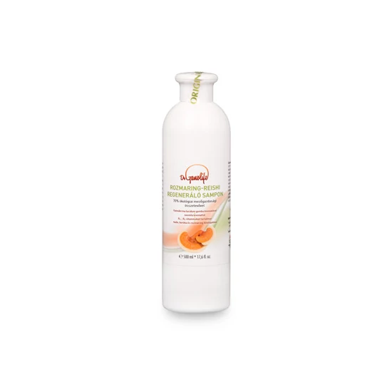 Dr. Ganolife Rozmaring-reishi regeneráló sampon, dermatológiailag tesztelt, 500 ml